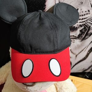 Disney Black and Red Mickey Mouse Hat